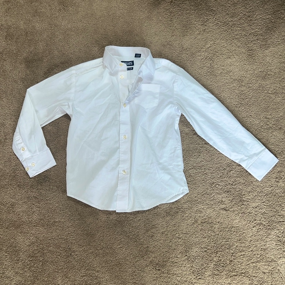 Chaps boys stretch dress shirt size XS 6-7